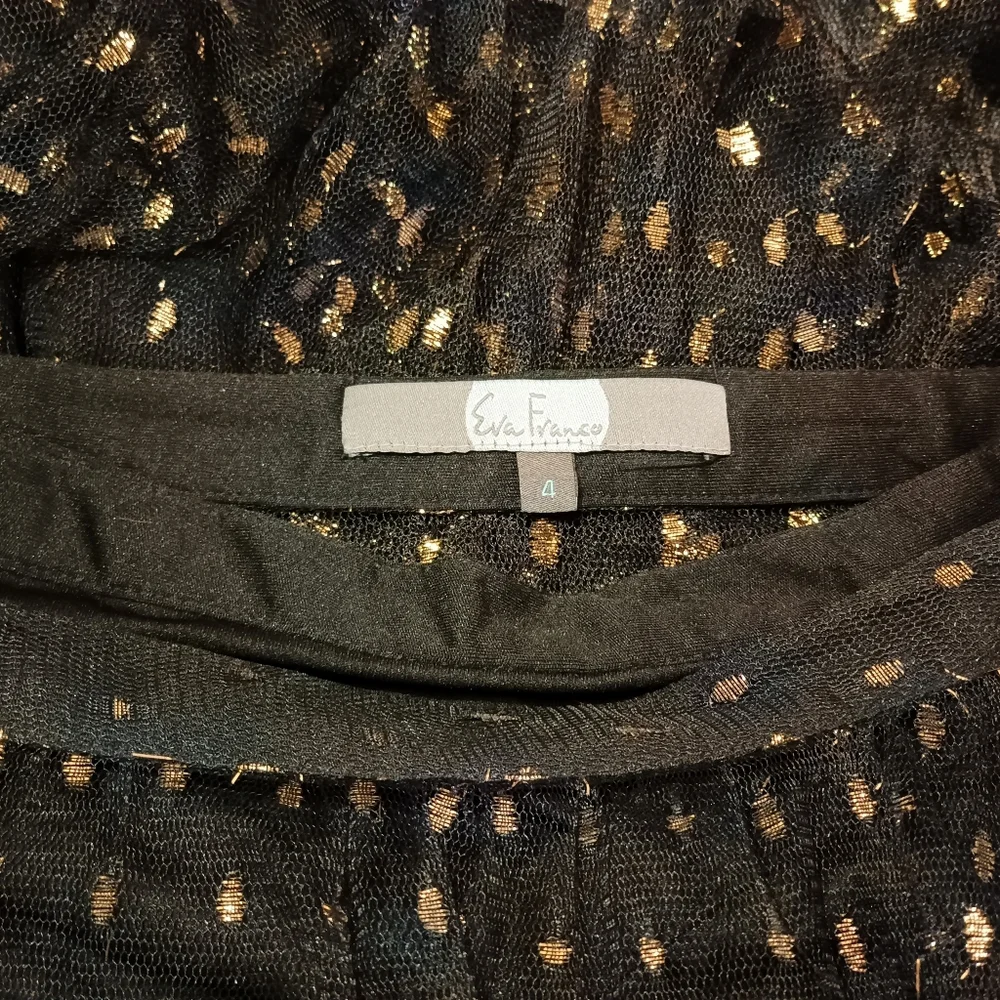 Anthropologie Zelda Metallic Tulle Maxi Skirt by Eva Franco NWOT - Picture 7 of 12